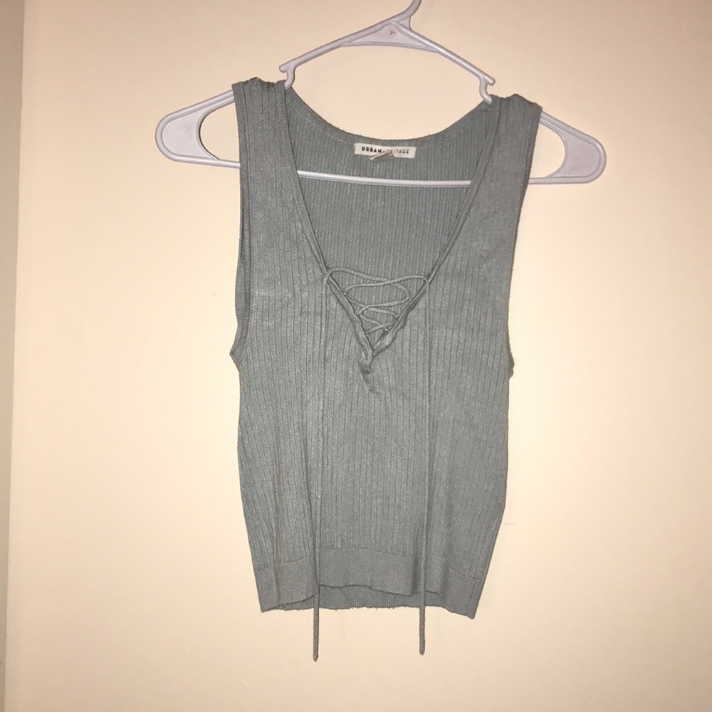 Two crop top tank top